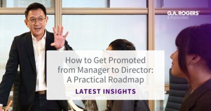 How to get promoted from manager to director