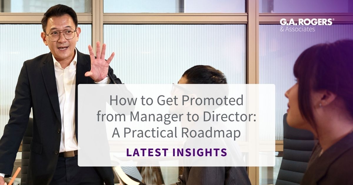 How to get promoted from manager to director